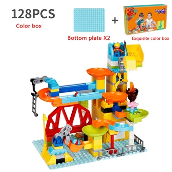 

New Type Of Large Size Track Building Blocks, BIY Engineering Track Building Blocks, Kids Toys For Children 128Pcs