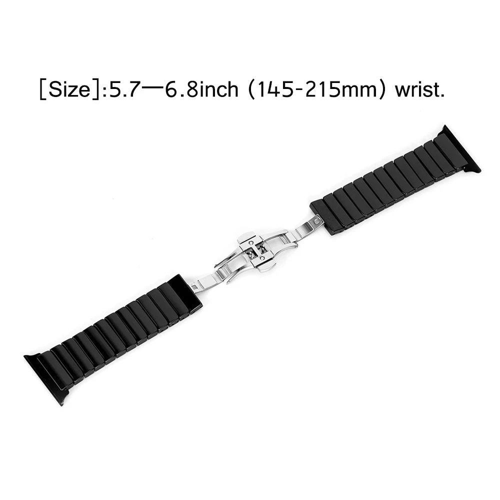 Керамический ремешок высокого качества для Apple Watch series 3 2 1 42 мм 38 браслет iwatch 5 4 40 44