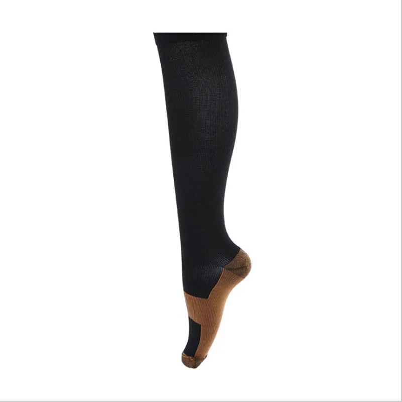 Компрессионные носки унисекс для женщин, предотвращающие варикозное расширение, длинные гольфы для девушек, растягивающиеся, удерживающие ногу, Lange sokken skarpetki
