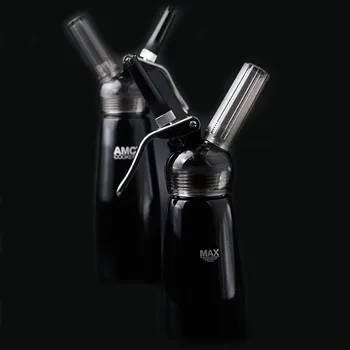 

1SET 250/500ml Cream Whipper foamer Gun Butter Dispenser Coffee Dessert Cake Essential Bake Tools Aluminum Bottle Plastic Top