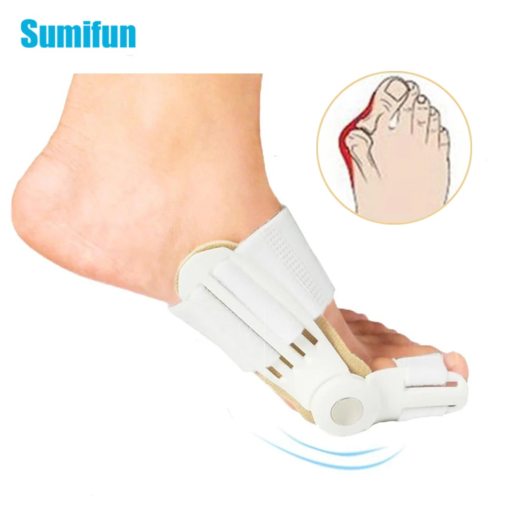 

1Pcs Hallux Valgus Corrector 24 Hours Bunion Orthotics Pedicure Toe Separator Pro Orthopedic Adjuster Big Toe Feet Care