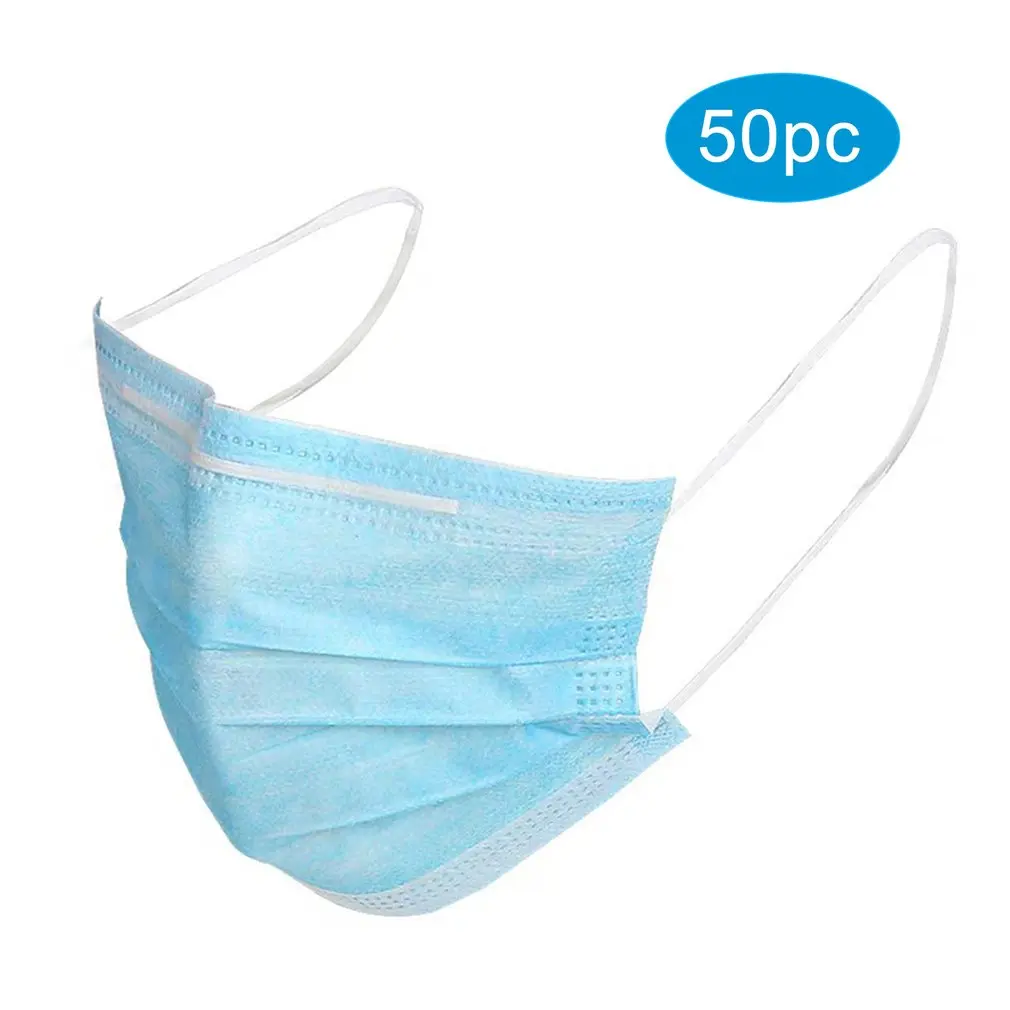 

50PCS Disposable breathable mask Dust and fog protection comfort to wear and effortlessly breathable filters