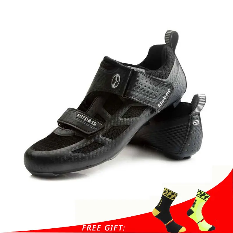 Tiebao Триатлон Профессиональная Мужская велосипедная обувь дышащая обувь для шоссейного велосипеда обувь для самоблокирующихся гонок спортивные кроссовки zapatillas