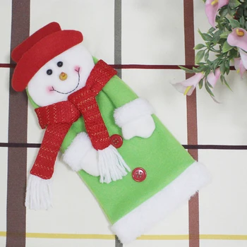 

2pcs Santa Decor Set Christmas Birthday Thanksgiving Wine Bottle Cover