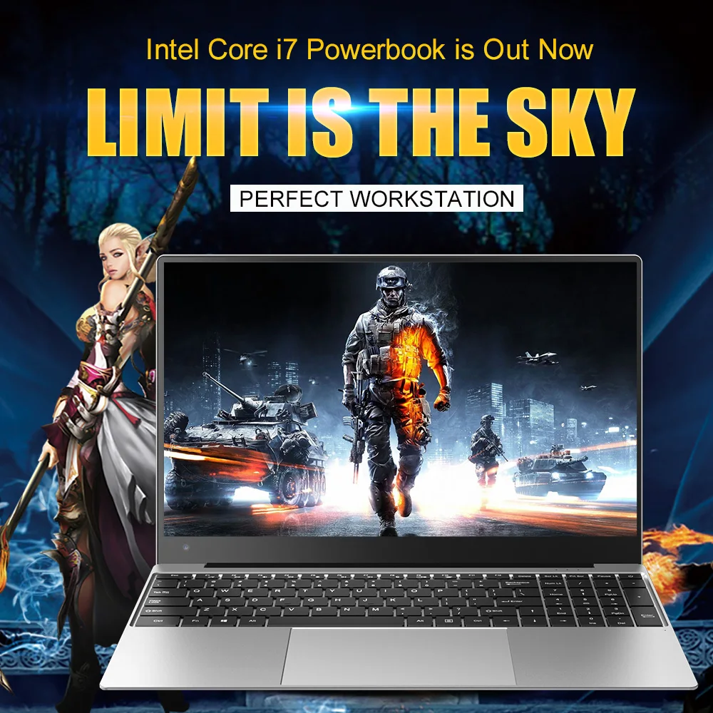 15 6 &quotНоутбук Core i7 16 Гб Оперативная память SSD + 1000GB HDD Intel Windows 10 игровой офисный