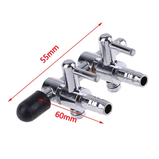 Aquarium Air Valve Stainless Steel Fish Tank Air Flow Control Lever Valve Distributor Splitter Oxygen Pump Accessories 1To5 Way 
