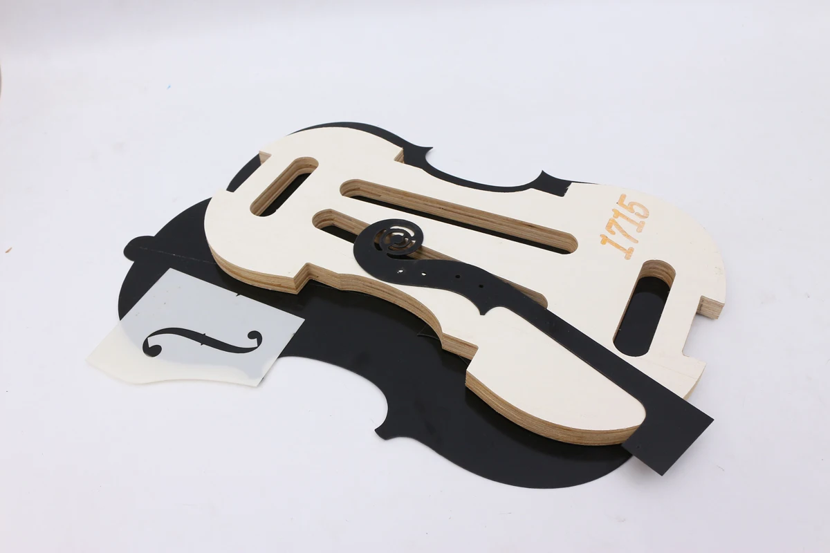 

Stradivari 1715 год Стиль формы 4/4 скрипка Шея/F отверстие шаблон делая инструменты