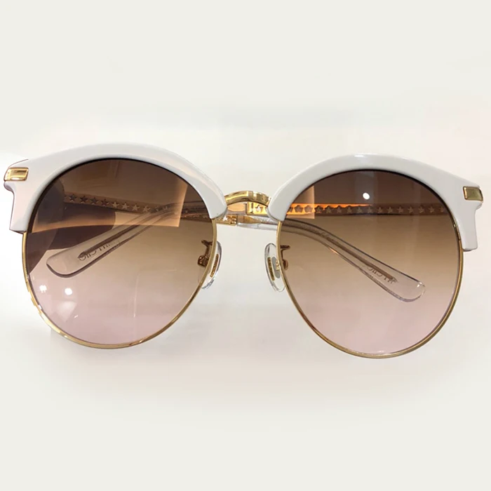 No4 Sunglasses Женские солнцезащитные очки высокого качества Oculos Feminino lentes de sol mujer, женские солнцезащитные очки с овальными линзами, авиапочтой - Цвет линз: No4 Sunglasses