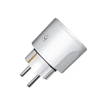 

New EU Plug WIFI Smart Switch Socket Audio Control Smart Timing Socket Wireless Outlet Voice Intelligent Control Device