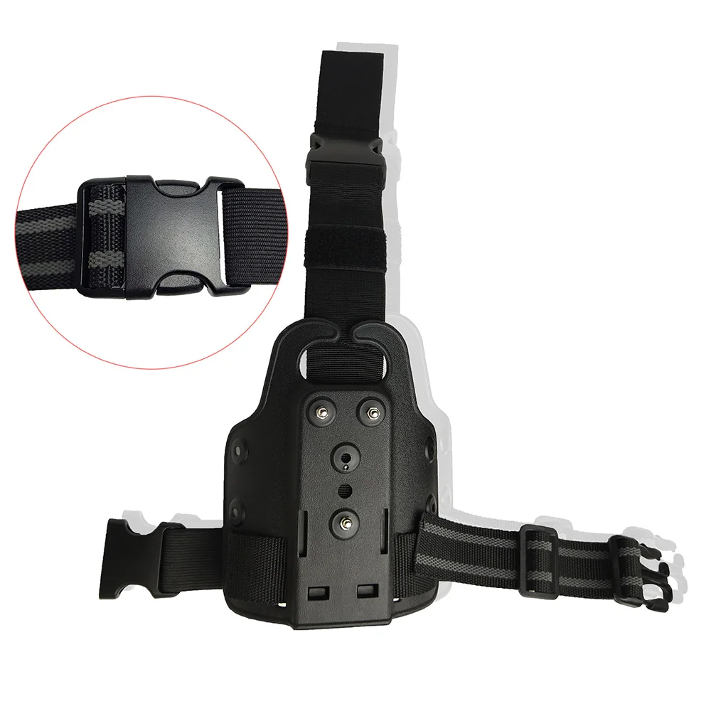 Leg-Platform-Black Тактическая КАПЛЕВИДНАЯ кобура Платформа-адаптер весло для Glock 17 19 Beretta M9 1911 пистолет USP кобура чехол принадлежности для охоты - Цвет: Leg-Platform-Black