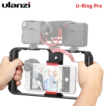 

Ulanzi Smartphone Video Rig Grip Mounts Filmmaking Cold CaseHandheld Phone Video Stabilizer Grip Tripod Mount for iPhone Android