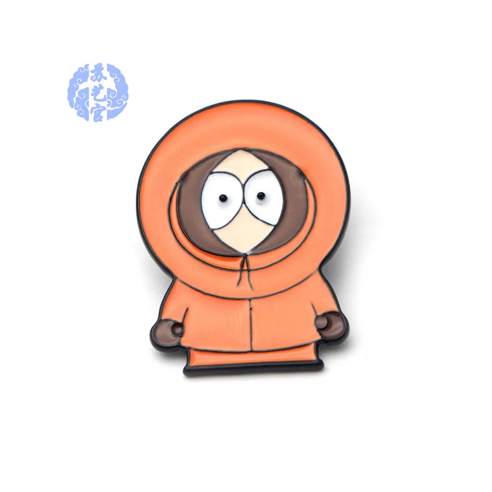 

Manufacturers Customizable Metal Badge South Park Loser Paradise Four Anime Cartoon Cute Doll Badge Hanging Decoration