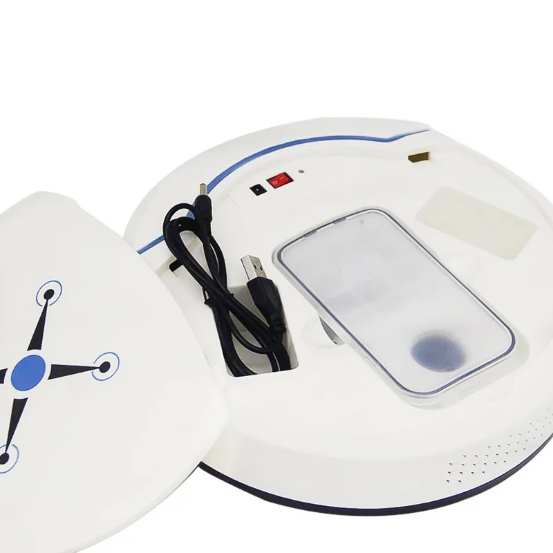 Интеллектуальный автоматический подметальный робот-пылесос USB Перезаряжаемый автоматический умный робот-пылесос для уборки пола Aspiradora