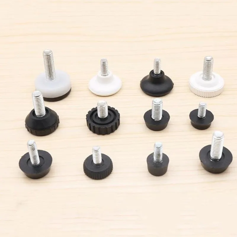 4PCS Furniture Adjustable Bolt Support Feet Floor Protector Foot Cups Anti-slip Base Table Cabinet Leg Pad Furniture Accessories