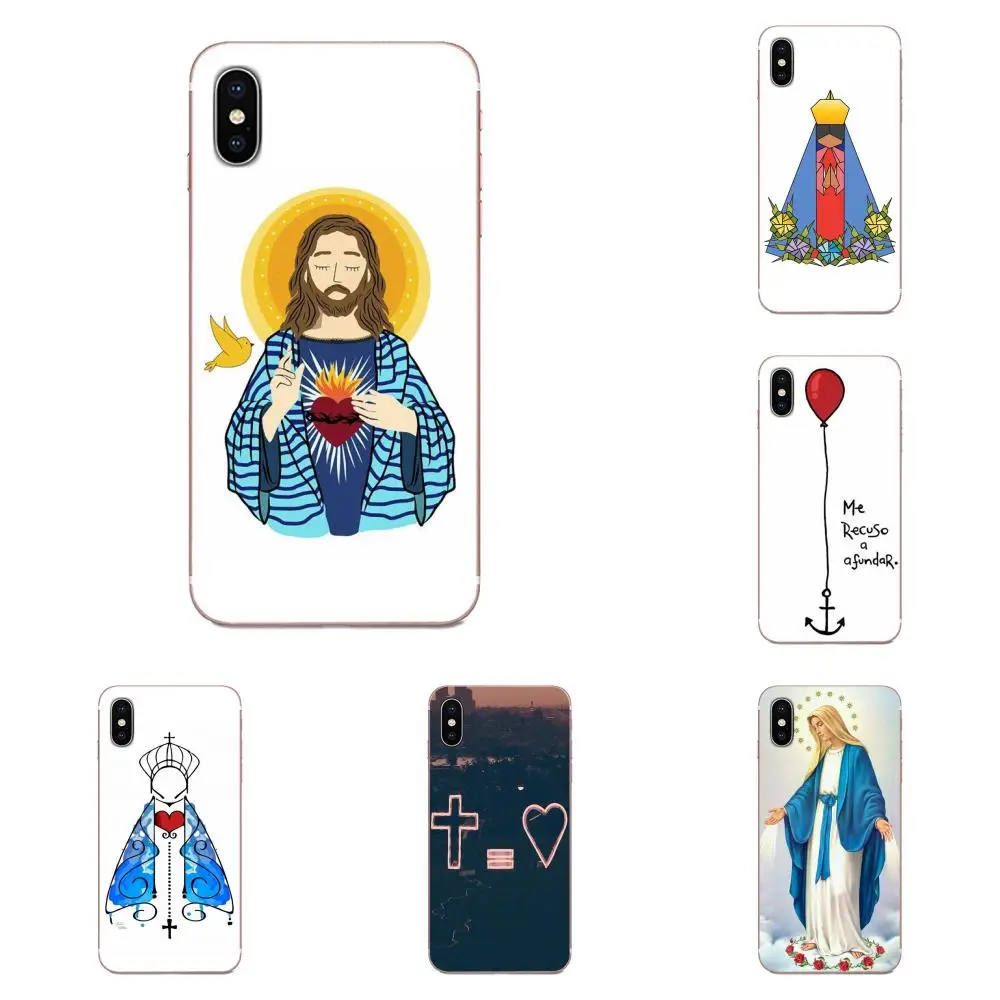 Soft TPU Fashion Cell Case Amen Jesus Cruz Amor For Xiaomi Redmi Mi 4 7A 9T K20 CC9 CC9e Note 7 8 9 Y3 SE Pro Prime Go Play | Мобильные