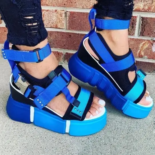 colorful summer shoes