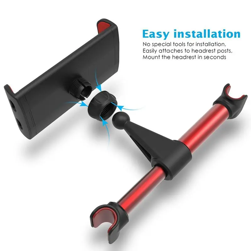 Support de téléphone pour oreiller arrière de voiture 360 degrés-6