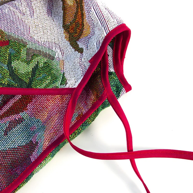 Christmas tree dress polyester printed red fruit bell room 100cm Christmas tree decoration 2020 New Year festival party supplies