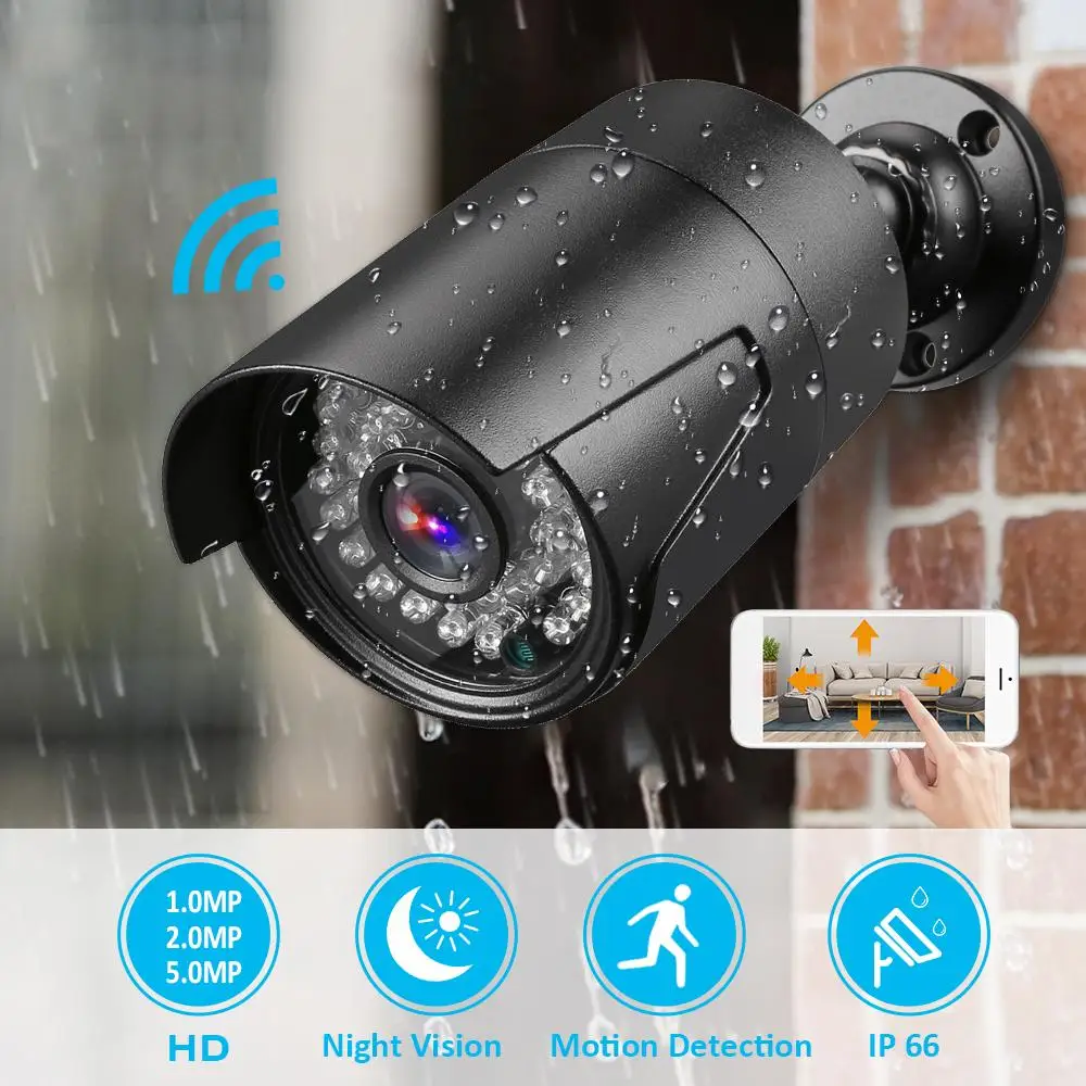 1MP/2MP/5MP IP камера наружная Wifi CCTV IP66 Водонепроницаемая домашняя безопасности ночное
