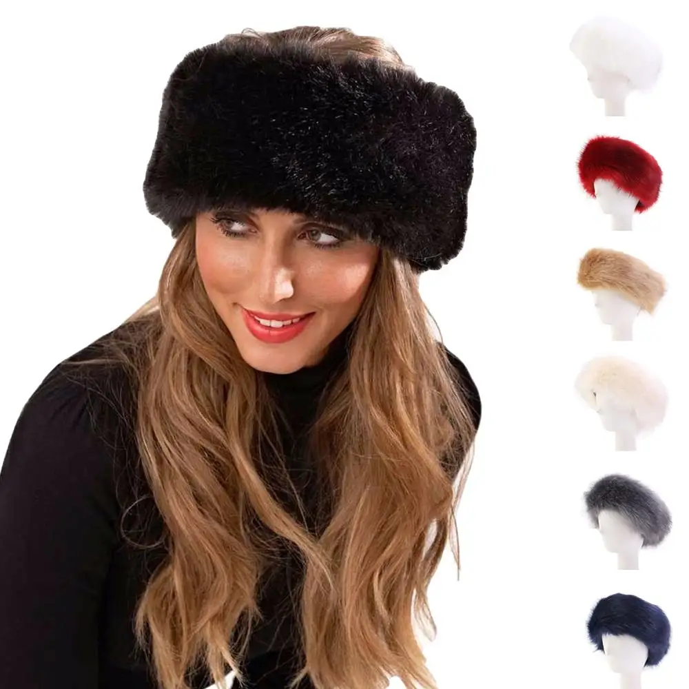 de pelo de imitaci/ón Gorra de esqu/í para hombre estilo Ushanka rusa para invierno