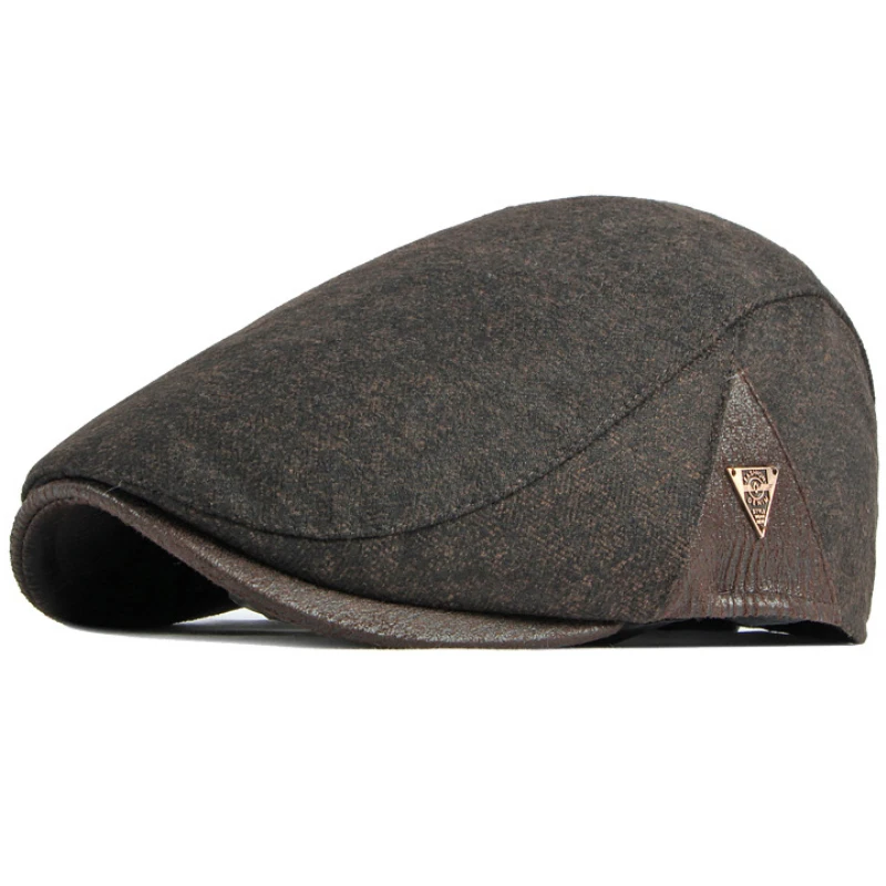 HT3963 Berets 2023 New Beret Cap Men Women Autumn Winter Hat Male Female   Flat Cap Vintage Artist Painter Beret Hat 6