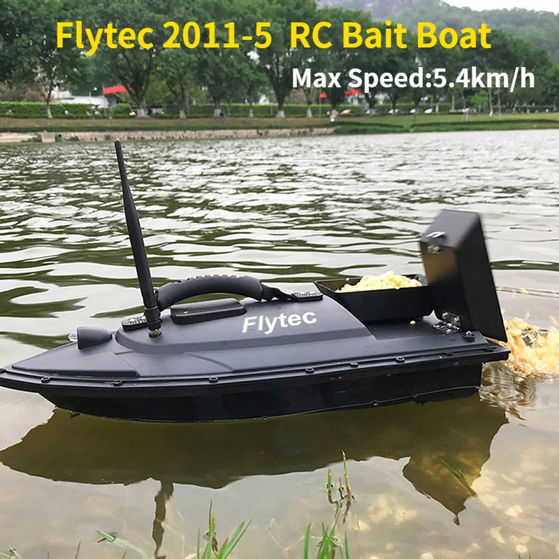 

Flytec 2011-5 Fish Tool Dual Motor Fish Finder Finder RC Bait Boat Toy Loading 500m Remote Control Fishing Bait Boat RC Boat