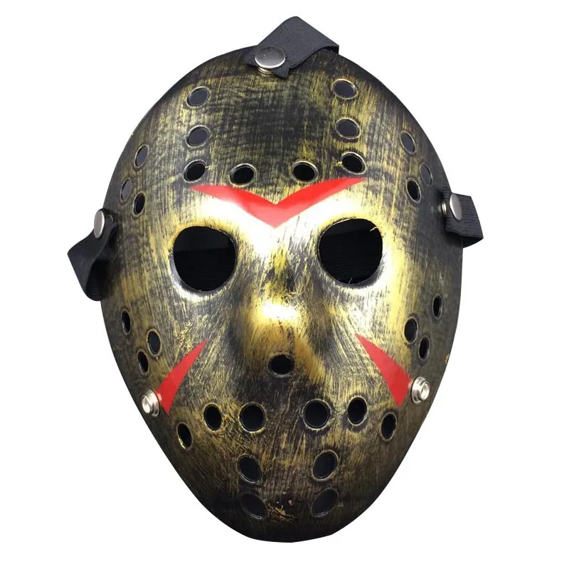 replika indendørs Fyrretræ Jason Friday 13th Horror Hockey Mask | Friday Hockey Mask Halloween - 1pcs  Mask - Aliexpress