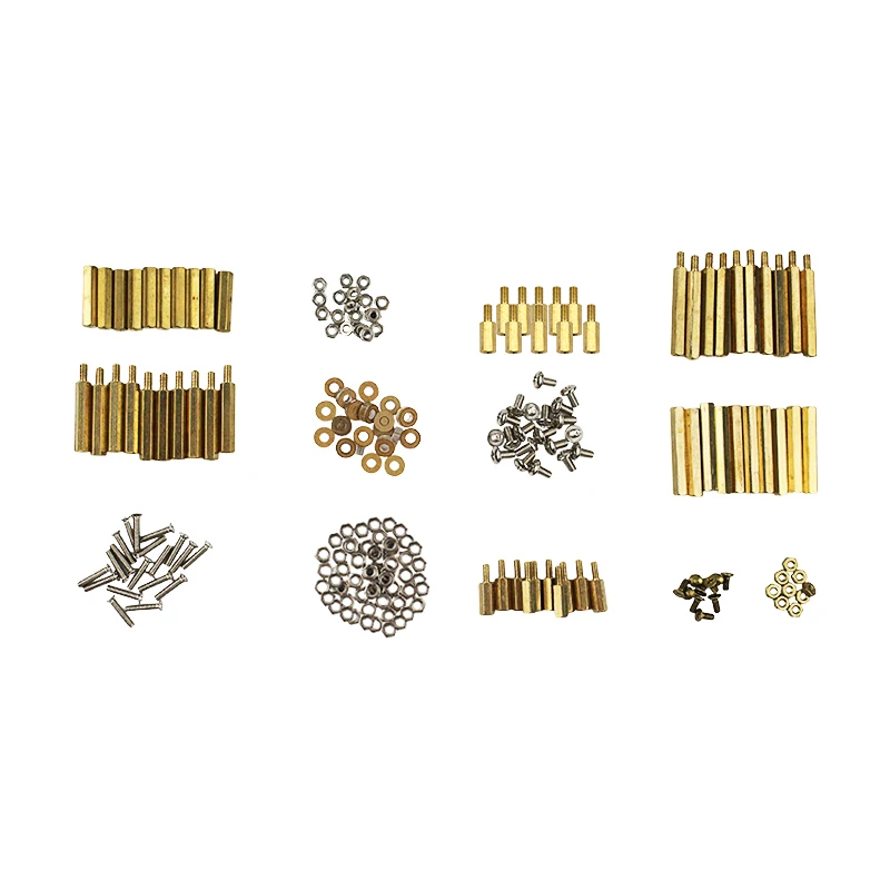 S ROBOT 210 pcs lot Screws Kits Copper Nylon Column Screw Nuts Suitable for all kinds 2