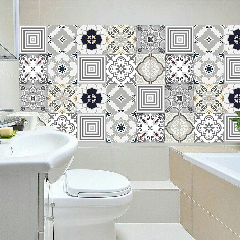 Size and colour options. 10 x Lime Tile transfer stickers kitchen bathroom 