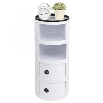 

New Arrive 4 Layers Bedroom Bedside Table Side End Stand Multi-functional Floor Cabinet Storage Organizer