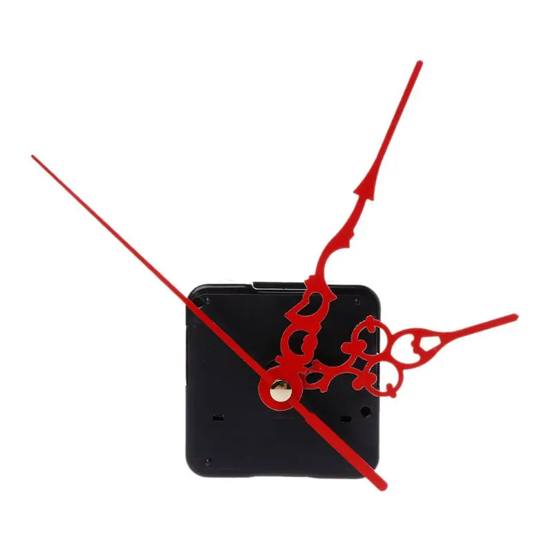 DIY Quartz Clock Movement Mechanism Non Ticking DIY Wall Clock Mechanisms with Hands Set for Repair Parts Replacement 