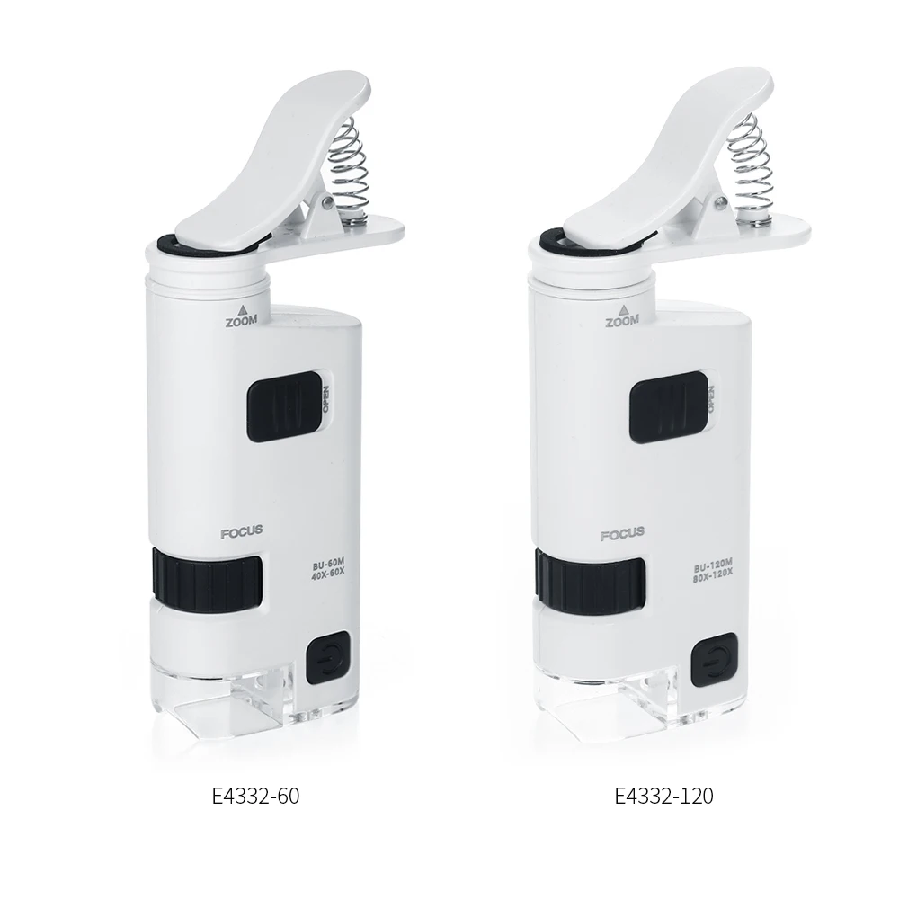 Цифровой Микроскоп USB Microscopio 80-120X светодиодный сотовый телефон клип-тип сотовый телефон микроскоп Лупа с светодиодный увеличитель лампы
