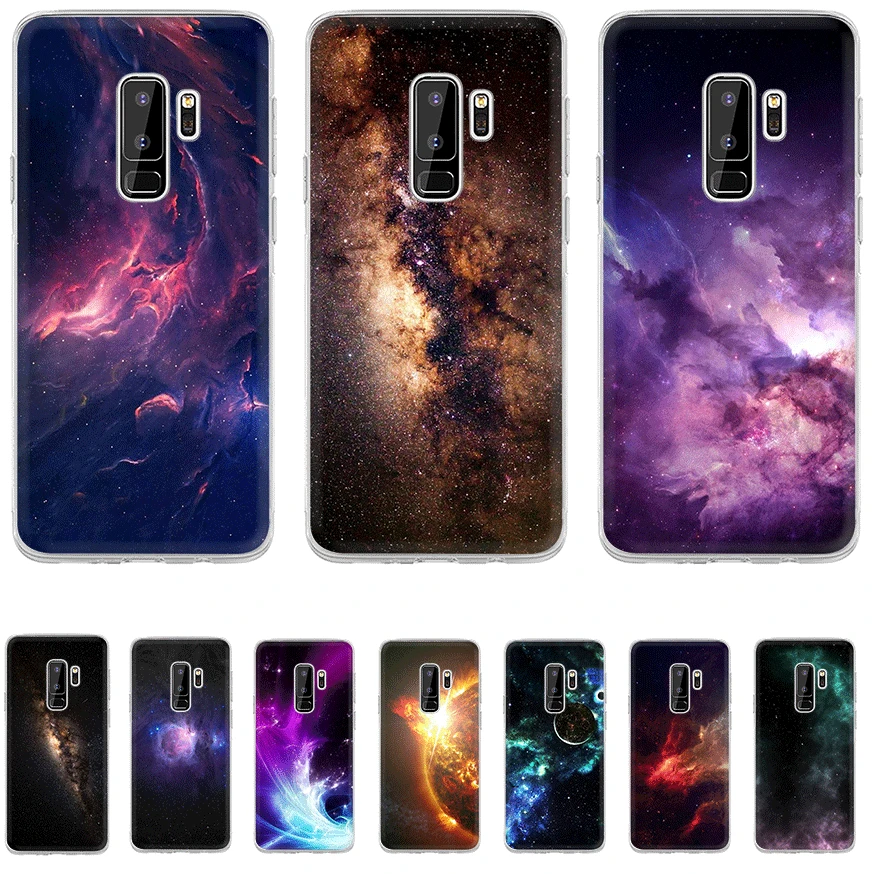 Чехол для телефона Samsung Galaxy J1 J2 J7 J5 J6 J3 Prime жесткий чехол защиты Antasy Nebula Space Star Universe