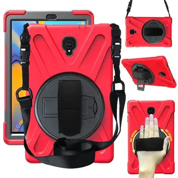 

Case for Samsung Galaxy Tab A A2 10.5" T590 T595 T597 tablet Kids skin Safe Shockproof Armor hard cover+ Hand Strap Neck Strap