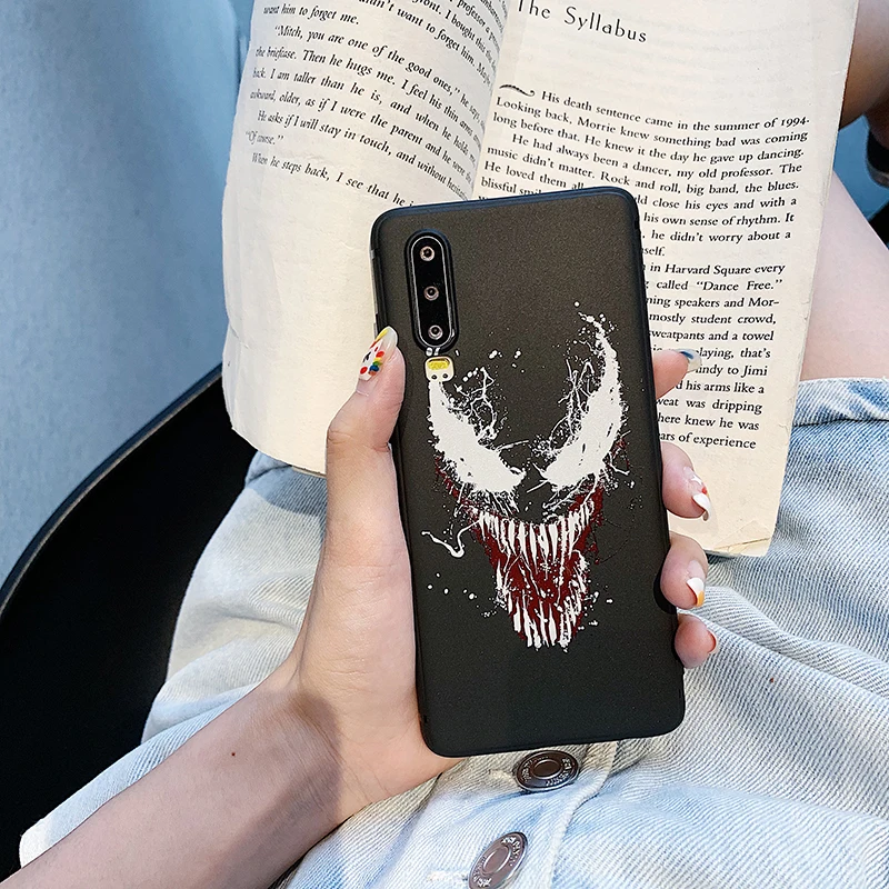 Soft silicone Cases for Huawei P10Plus P20 P30 Lite Pro hero venom soft TPU cover For Huawei Nova 3 3i 4 Mate 10 20 Pro Cases