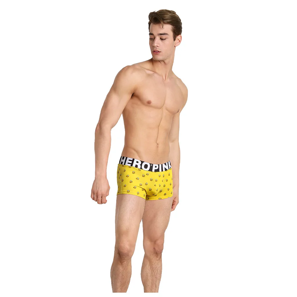 Новинка, фирменное Мужское нижнее белье, боксеры, хлопок, Homme Boxershorts, мужские боксеры, сексуальные мужские трусы с рисунком, размер S-3XL, DR23