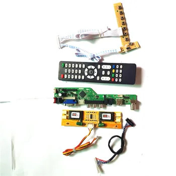 

For M190MWW1 M190MWW3 R0 T.V53 controller board LCD display VGA HDMI AV USB RF 4CCFL 30Pin LVDS Remote+Inverter+keyboard DIY kit