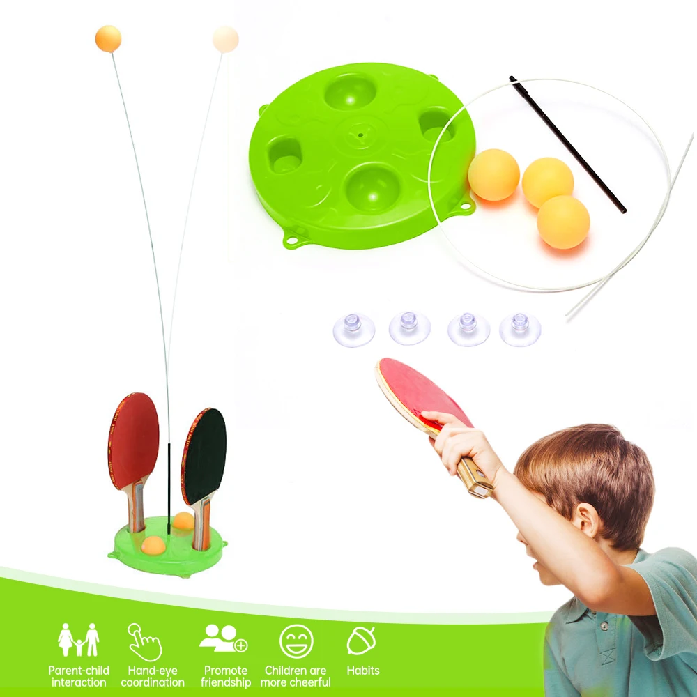

SFIT Portable Table Tennis Trainer Table Tennis Soft Shaft Training Machine Elasticity Kid Adult Practice Trainer
