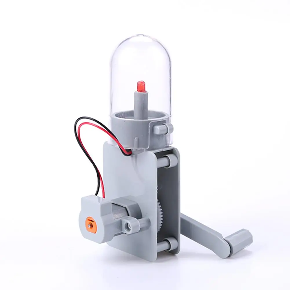 

Assembly Hand Powered DIY Torch Model Toy Science Environmental Protection Safety Innocuity for Children Kid Teenager Gift