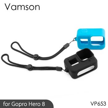 

Vamson For Silicone Protective Case Skin Cover for GoPro Hero 8 Black Dust-Proof Protector Sports Camera Accessories VP653
