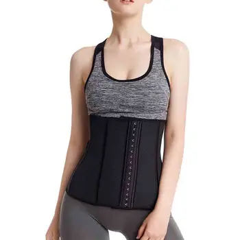 

NORMOV Postpartum Waist Abdomen Girdle Belt Body Shaping Corset Black Patchwork Buckle Waist Protection Sculpting Cummerbunds