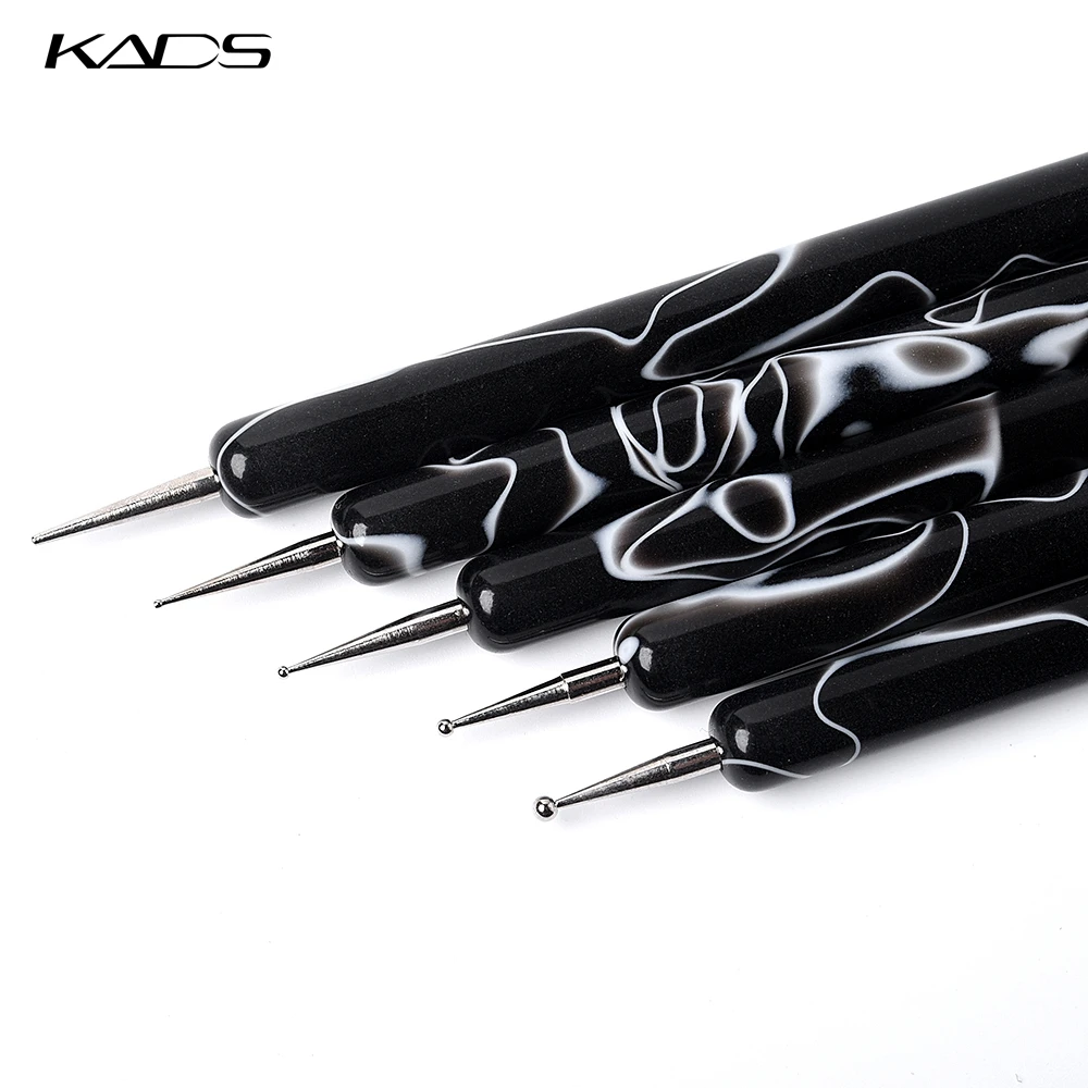 5Pcs Nail Art Dotting Tool Set Double-ended Dotting Pen Nail Art Design Tip Dot Paint Brush Manicure Kit Ball Tip Clay Tool Nail Art Tools Nail Art Pen Nail Art Brush