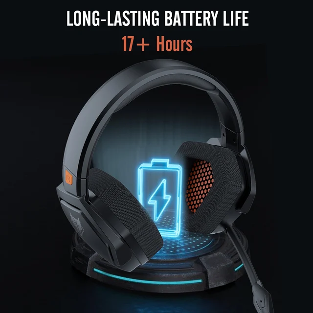 NUBWO G06 2.4G Wireless Gaming Headset 3.5mm Wired Sport Earphone Over Ear Headset 5