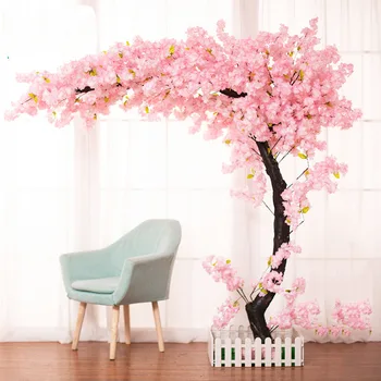 

Artificial Cherry Silk Flower Branch Blossom Encryption Cherry Wedding Decoration Farmhouse Decor Fake Flowers Simulation Wreath