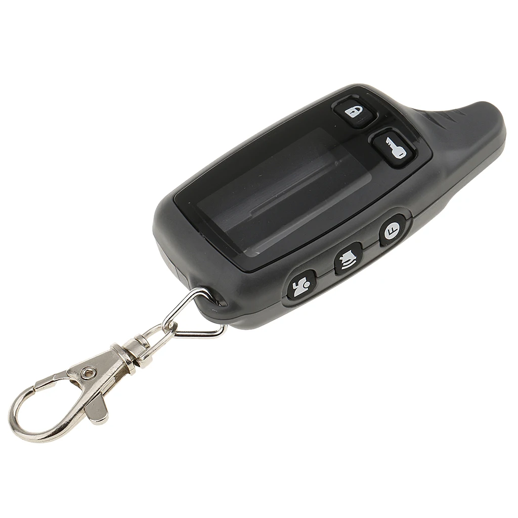 Case & Keychain for Russian Tomahawk TW9010 LCD Remote Two Way Car Alarm