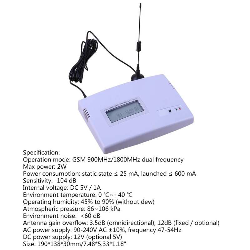 lan wire tracer GSM Network- Dialer 900/1800MHz Dual Band Fixed Wireless Terminal LCD Display FWT US Plug lan wire tester