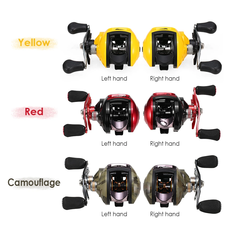 

New Lightweight High Speed 8.1:1 Gear Ratio Baitcast Fishing Reel 12+1 Ball Bearings Baitcasting Fishing Reel Baitcaster Tackle