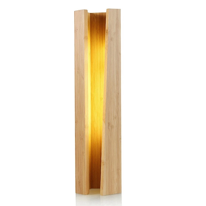 

ABSS-Led Wooden Pentagonal Lamp, Modern Chandelier for Living/Living/Bedroom