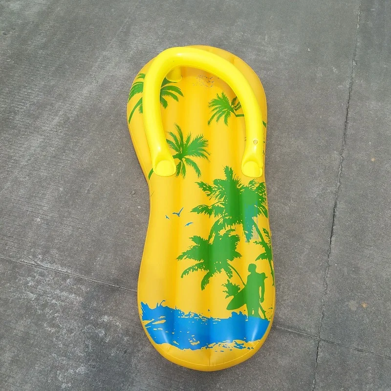

Factory Special Electricity Supplier PVC Inflatable Slipper Floating Bed, Inflatable Adult Slipper Floating Row Environmentally