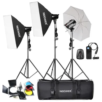 

Neewer 540W Professional Photography Studio Flash Strobe Light Lighting Kit for Portrait Photography,Studio and Video Shoots